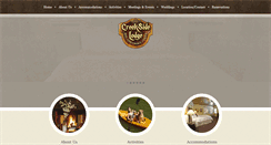 Desktop Screenshot of creeksidelodgelakemartin.com